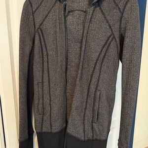 lululemon athletica Women's Black Zip Up Top